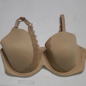 Soma Tan Embraceable Enchanting Lace JHook Full Coverage Underwire Bra size 42DD